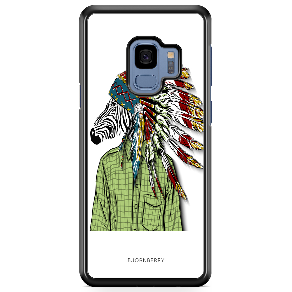 Samsung Galaxy S9 Case - Hipster Zebra