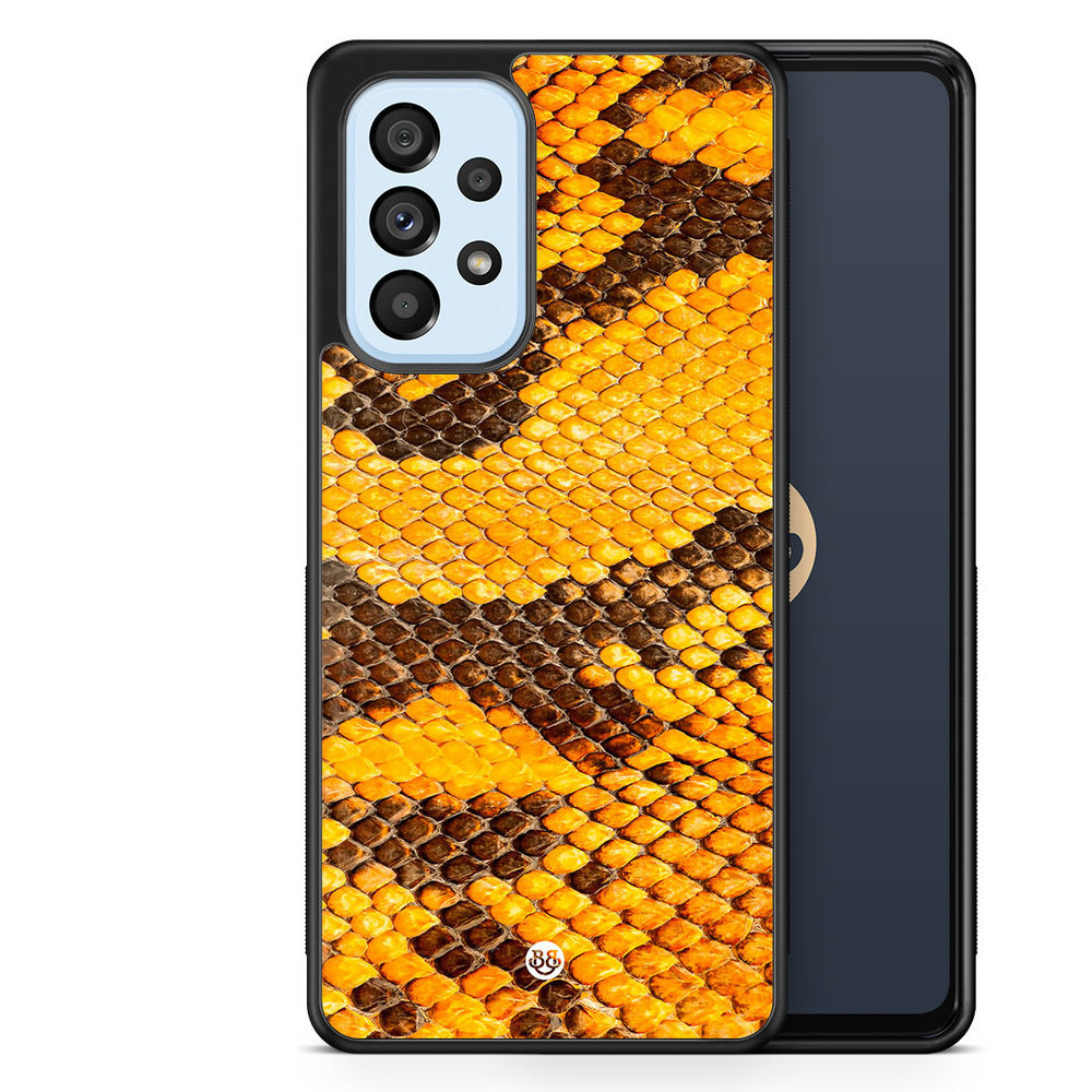 Samsung Galaxy A53 5G Case - Yellow Snake