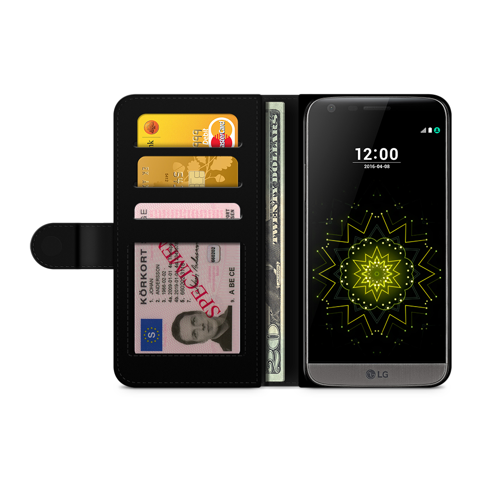 LG G5 Wallet Case - Black Blot - 2