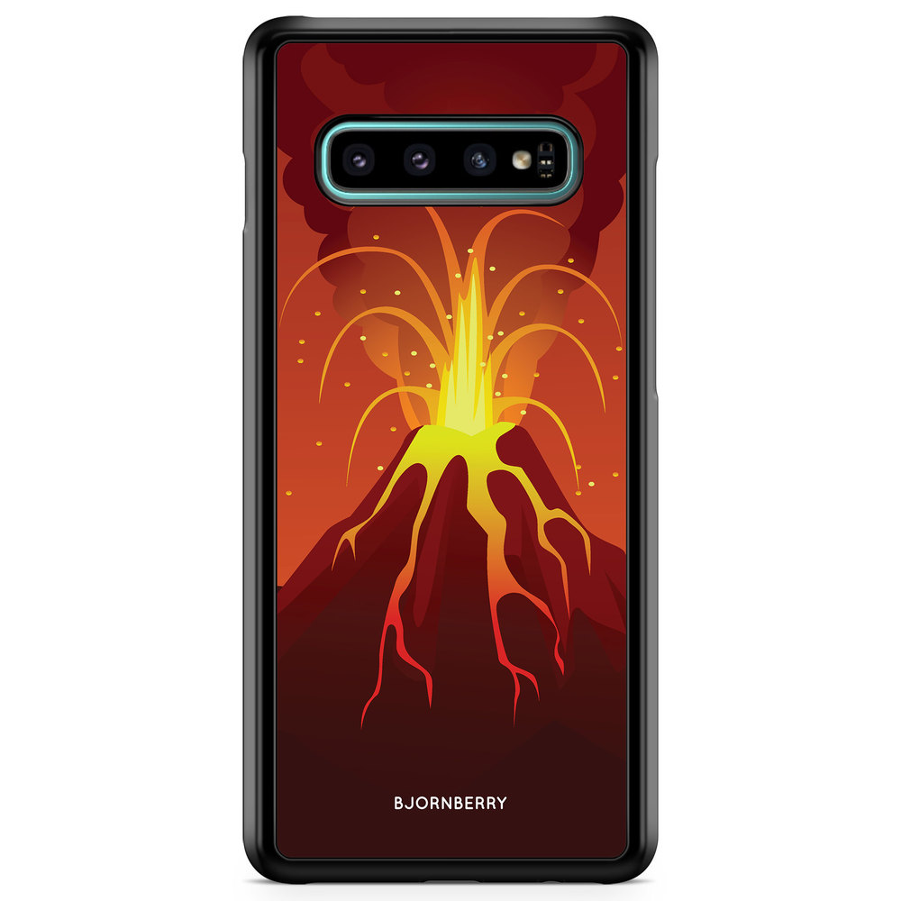 Samsung Galaxy S10 Case - Cartoon Vulcano