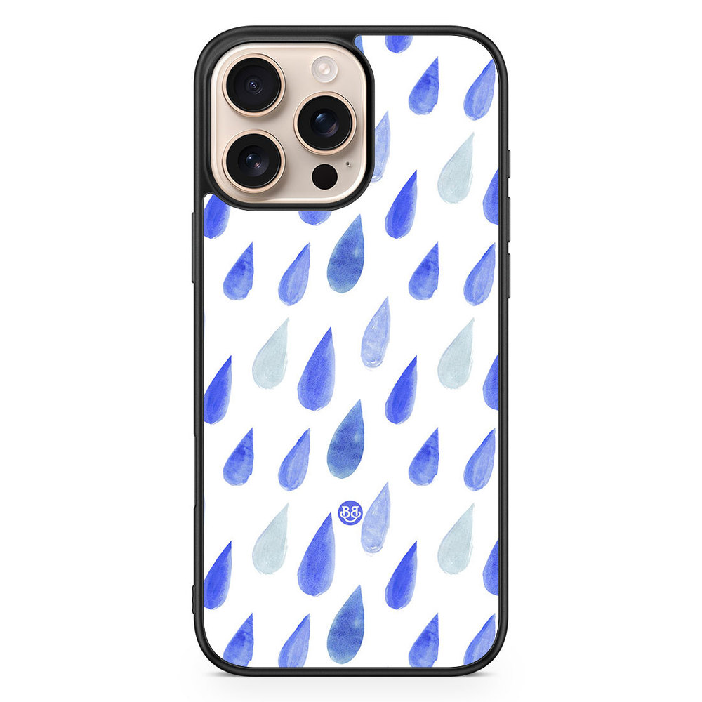 iPhone 16 Pro Max Case - Watercolor Rain