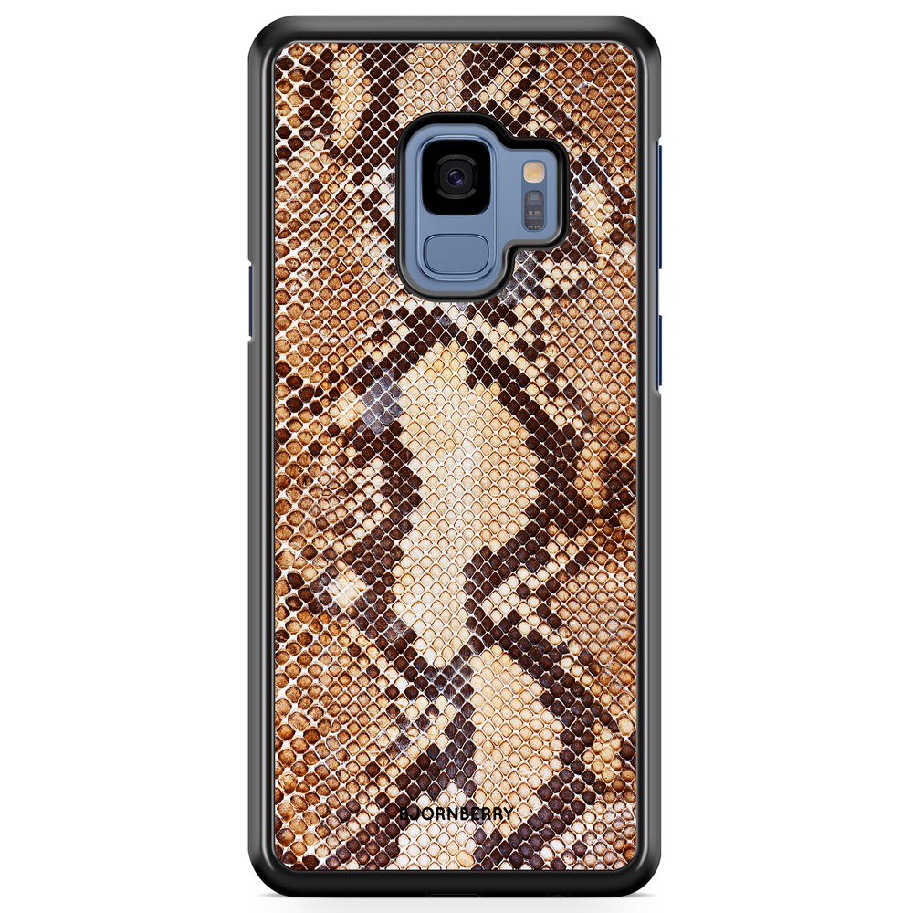 Samsung Galaxy S9 Case - Snakeskin Brown
