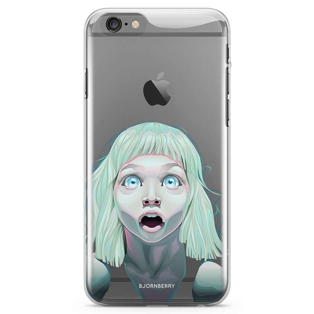 iPhone 6/6s TPU Case - Girl With Open Eyes
