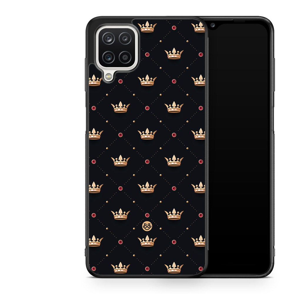 Samsung Galaxy A12 Case - Golden Crowns