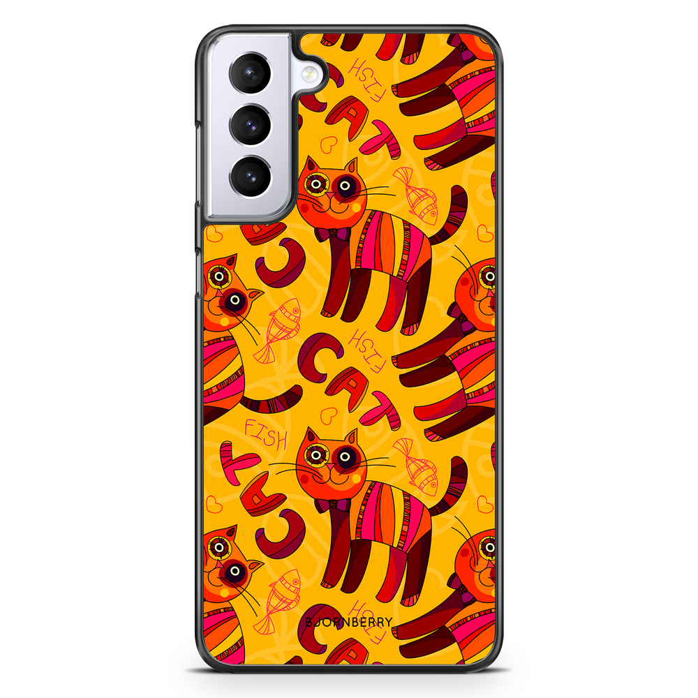 Samsung Galaxy S21 Plus Case - Cat & Fish