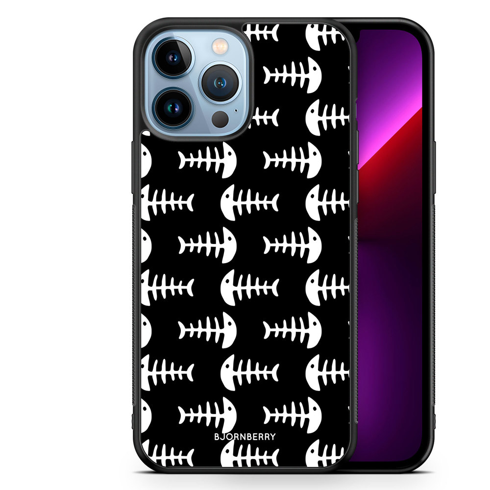 iPhone 13 Pro Max Case - Fish Skeleton