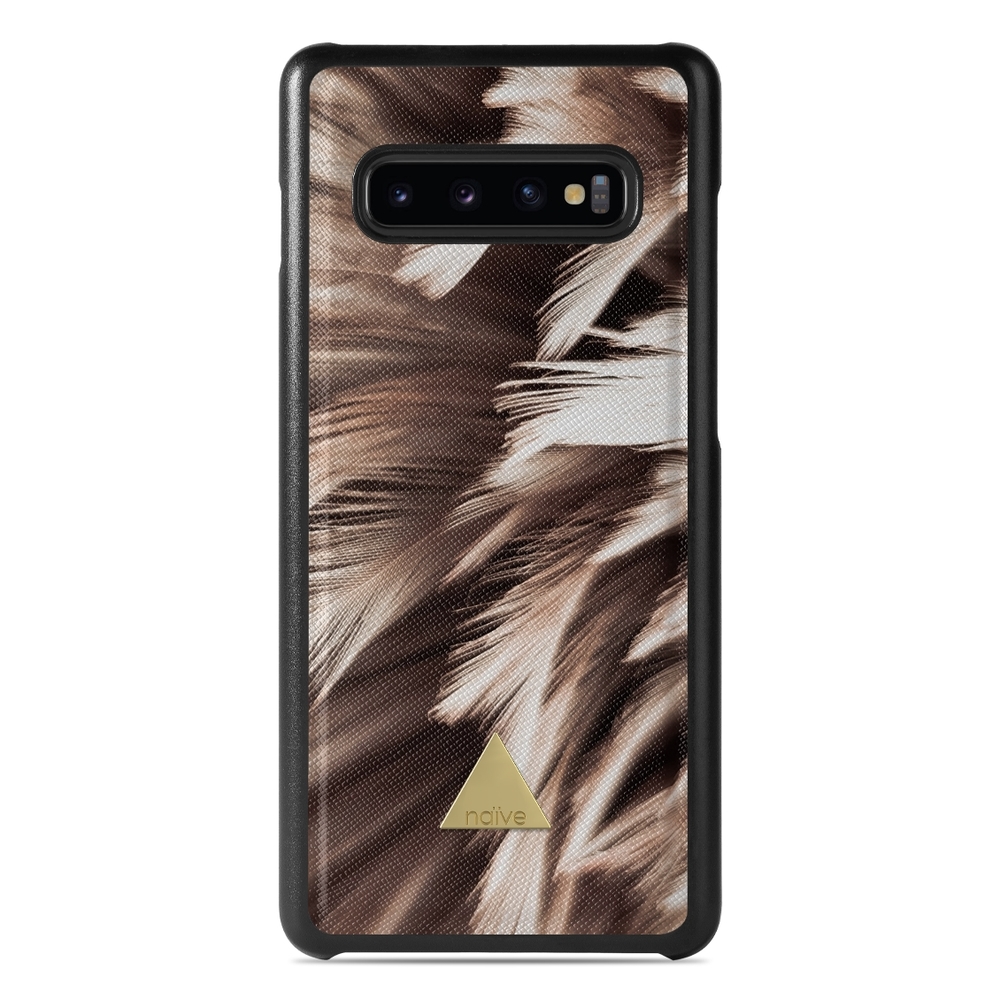 Naive Samsung Galaxy S10 Case - Feathers