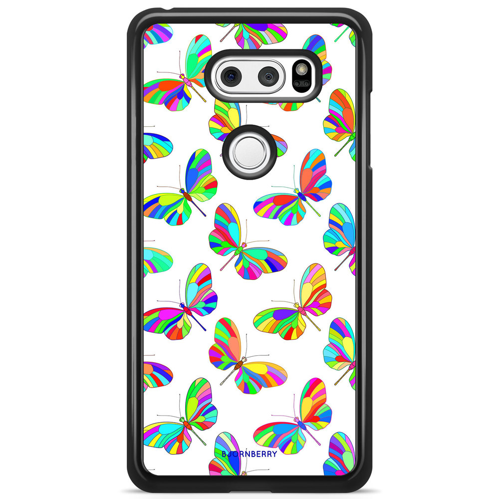 LG V30 Case - Multi Butterflies