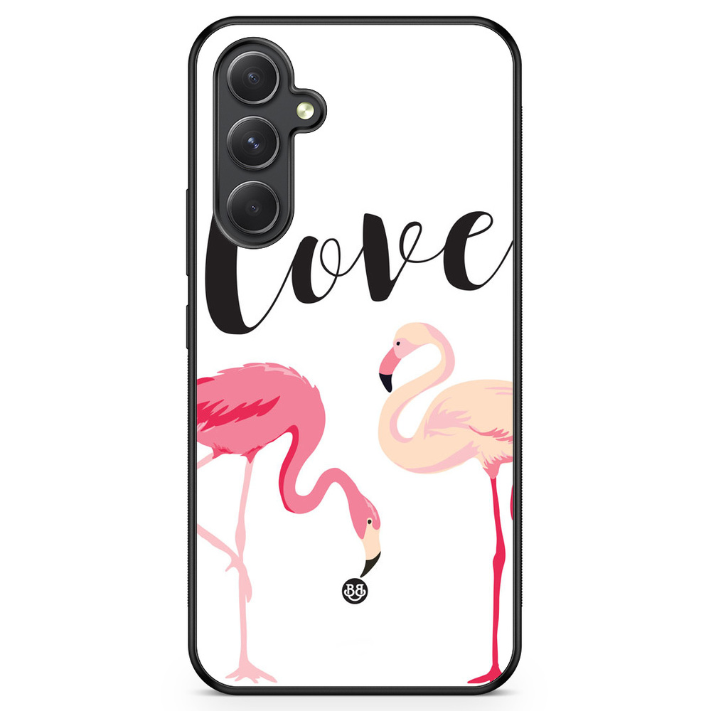 Samsung Galaxy A54 5G Case - Love Flamingo