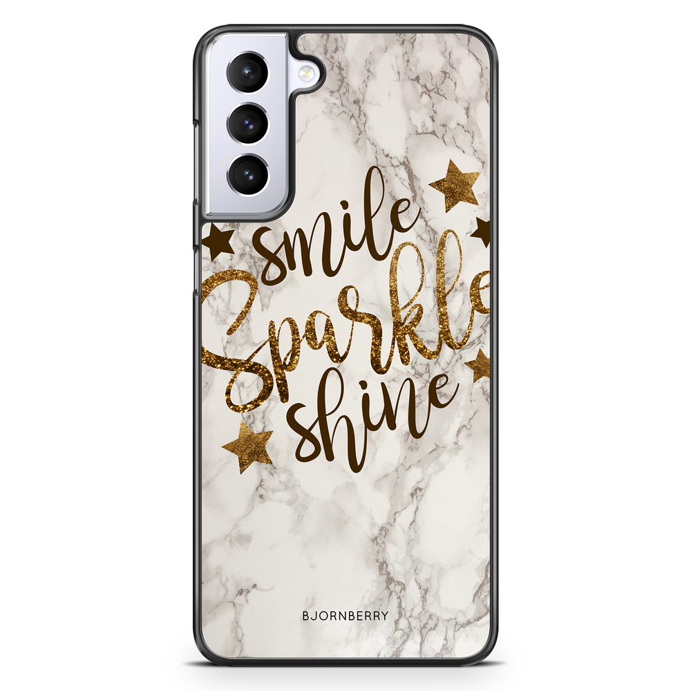 Samsung Galaxy S21 Plus Case - Smile,Sparkle,Shine