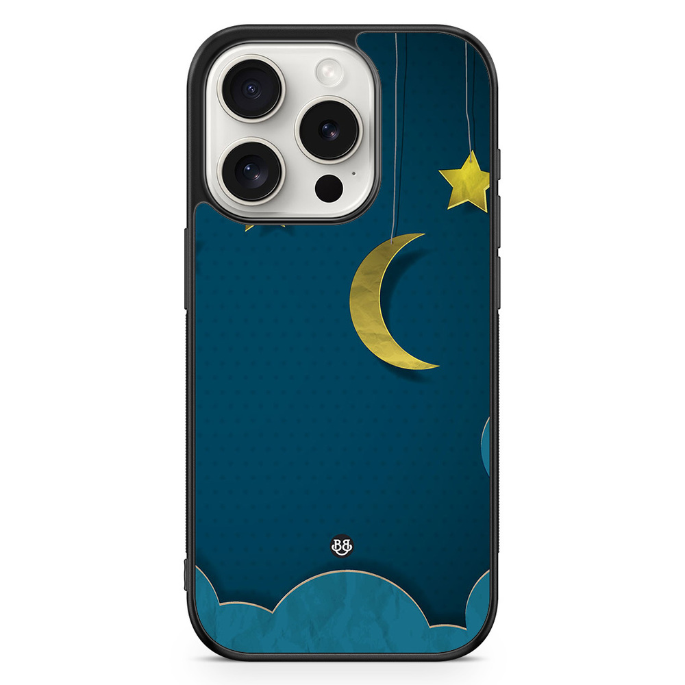 iPhone 15 Pro Case - Moon stars - BJORNBERRY