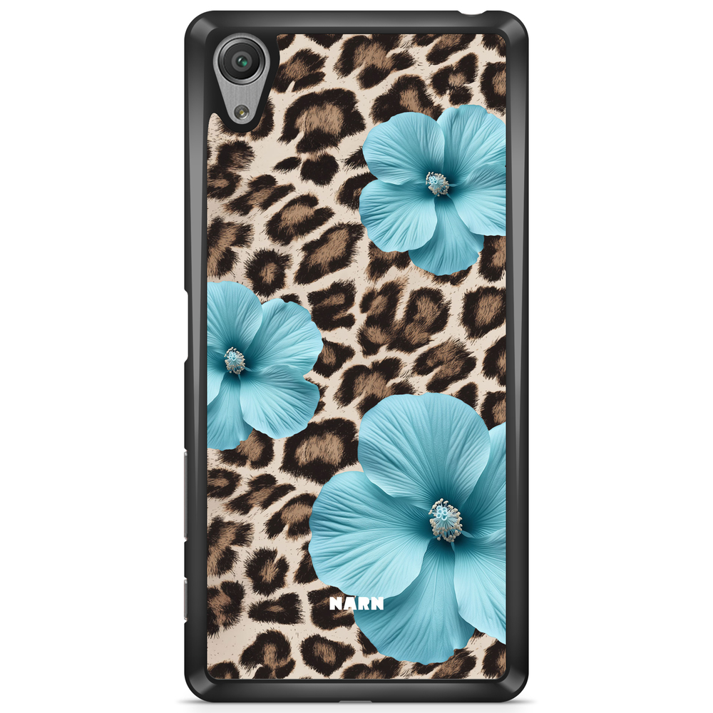 Sony Xperia L1 Skal - Turquoise Leopard