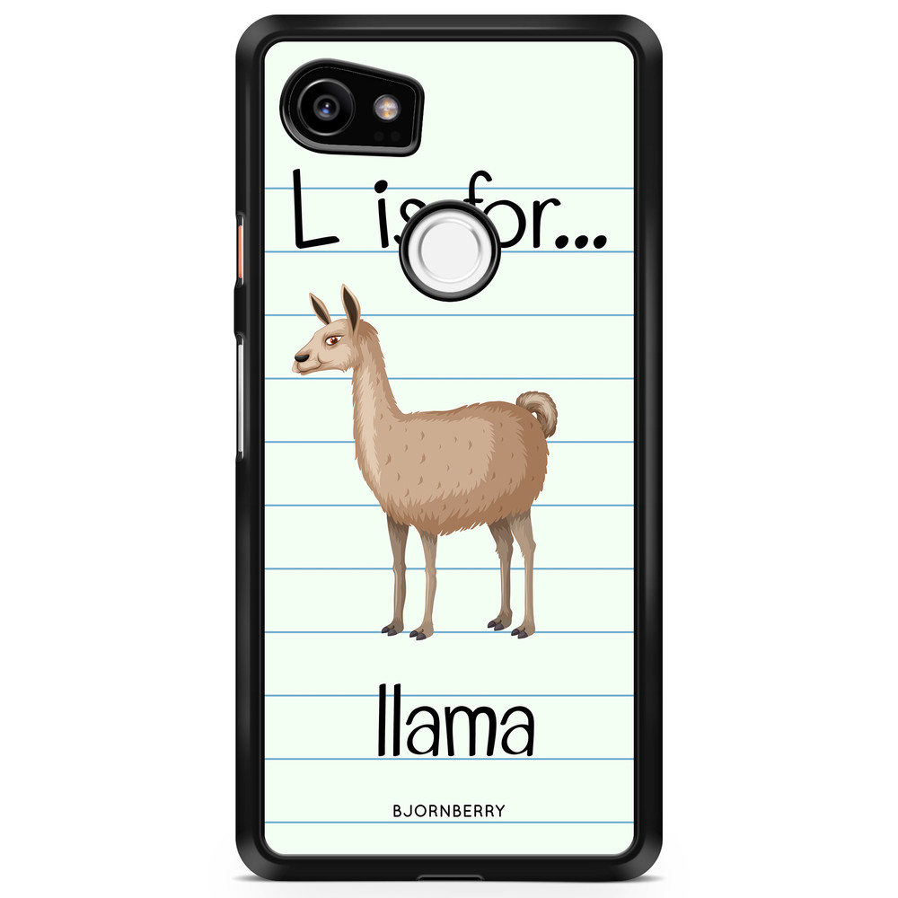 Google Pixel 2 XL Case - L Is For Llama