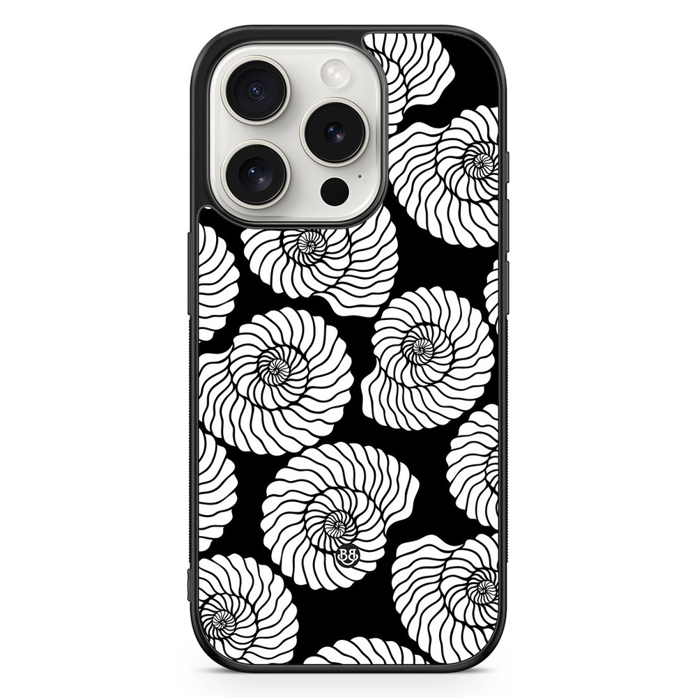 iPhone 15 Pro Case - Seashell BW