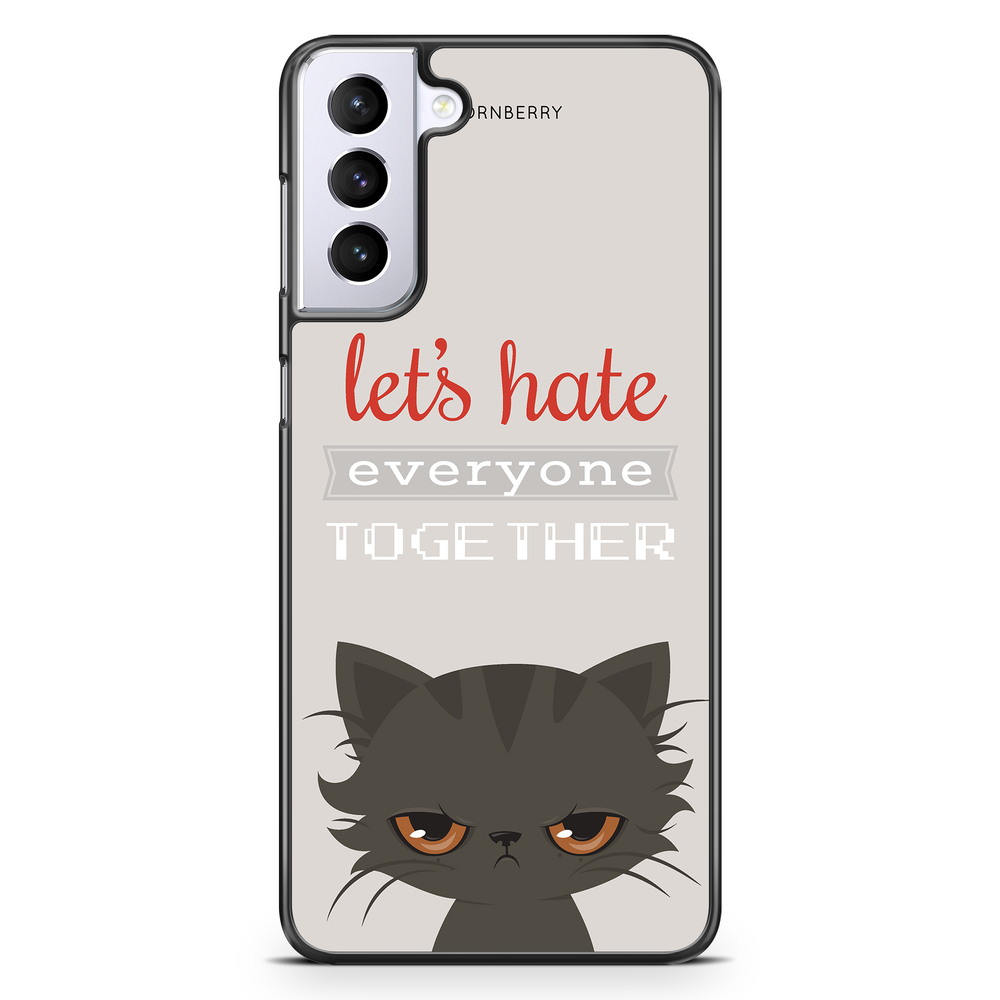 Samsung Galaxy S21 Plus Case - Angry Cat