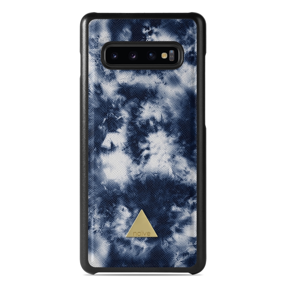 Naive Samsung Galaxy S10 Case - Tie Dye Blue