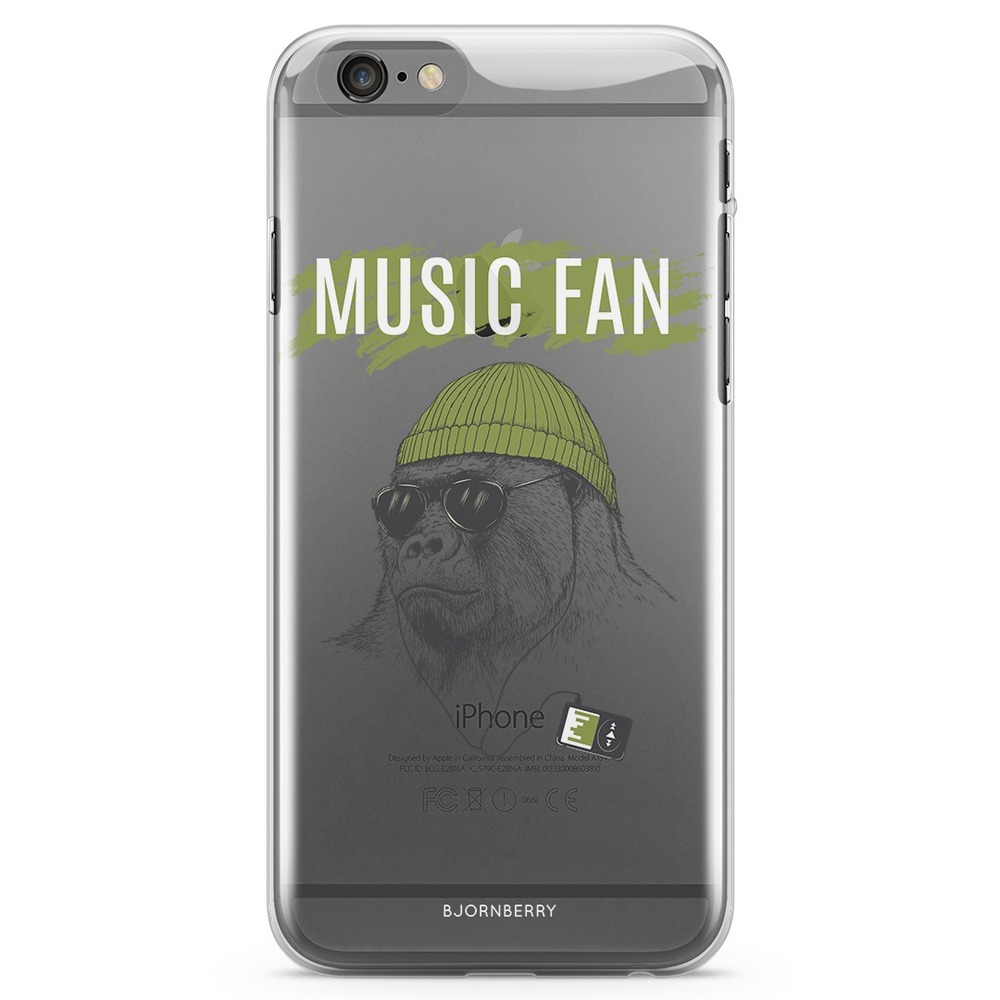 iPhone 6/6s TPU Case - Music Fan