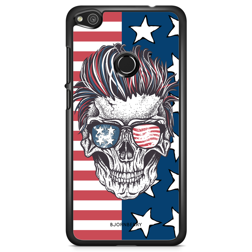 Huawei Honor 8 Lite Case - USA Skull