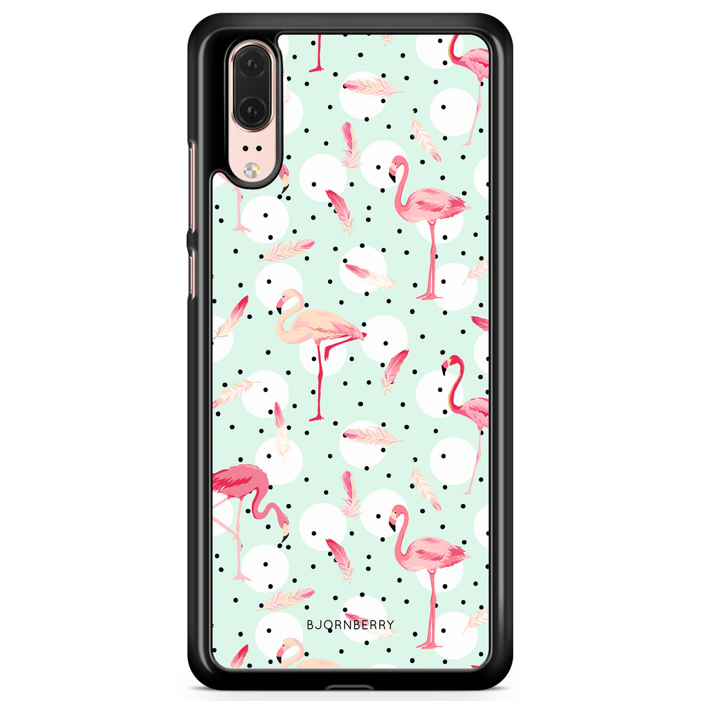 Huawei P20 Case - Flamingos