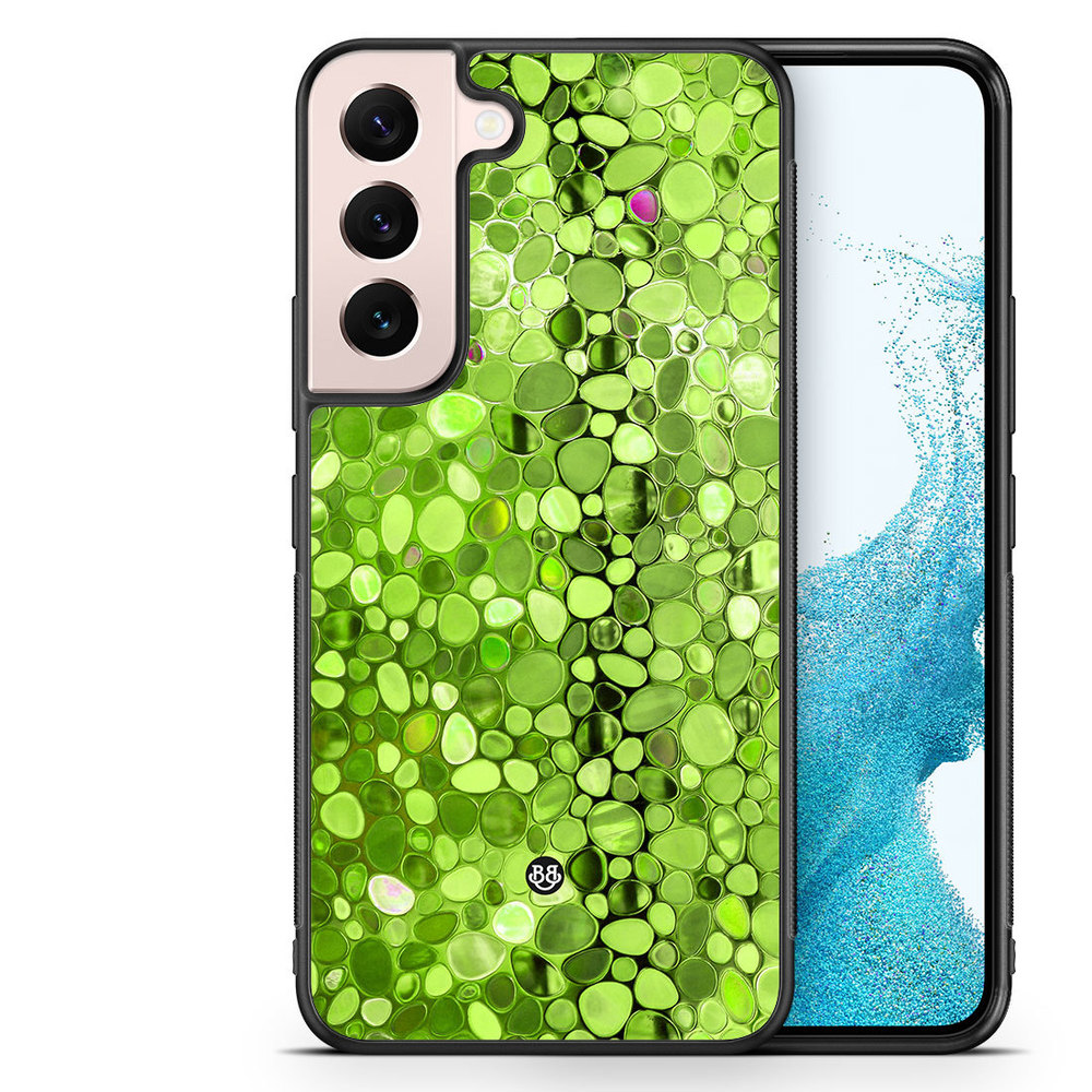 Samsung Galaxy S22 5G Case - Stained Glass Green