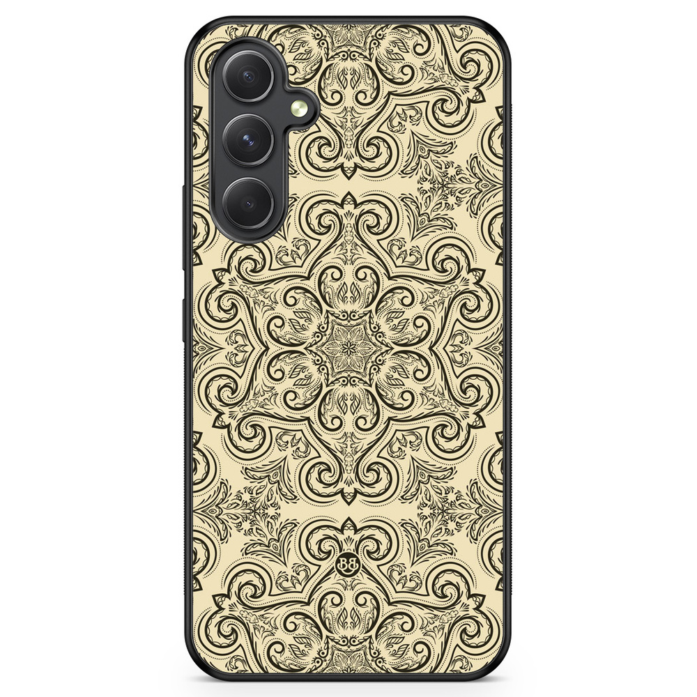 Samsung Galaxy A54 5G Case - Beige Retro Pattern