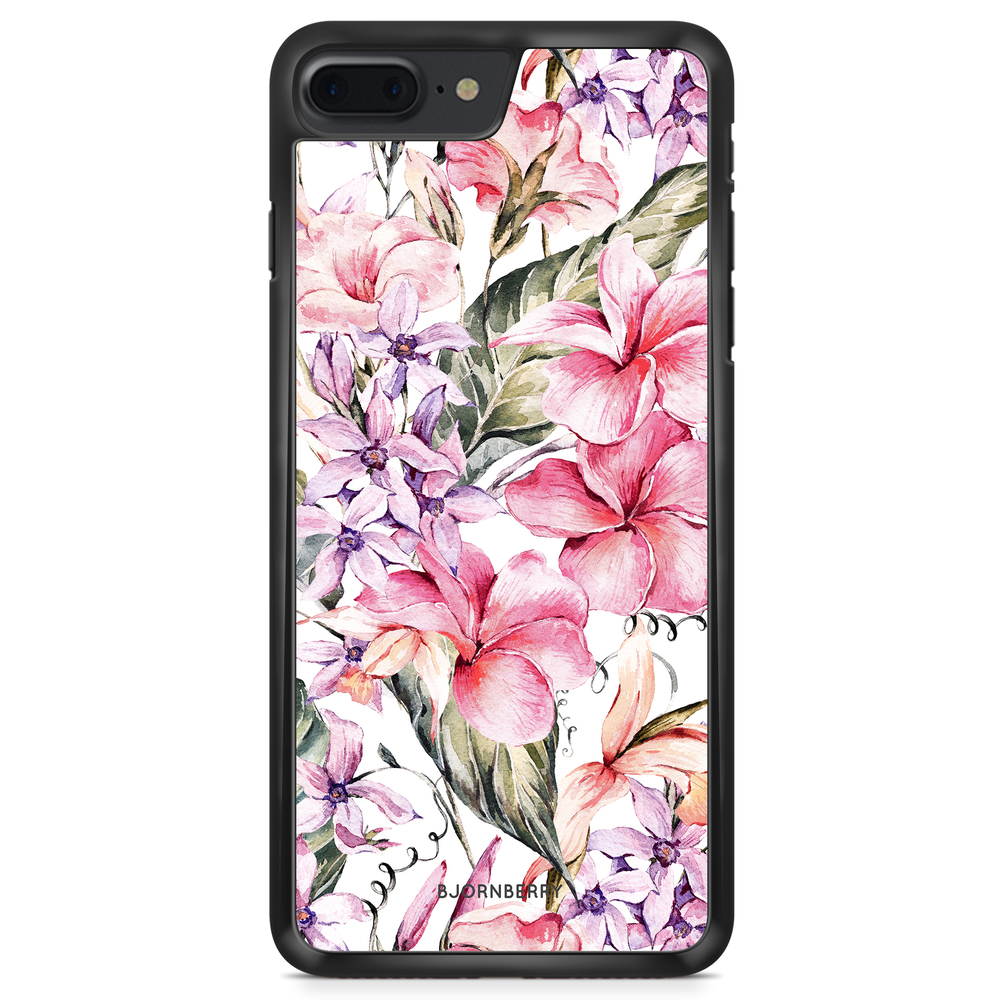 iPhone 8 Plus Case - Watercolor Flowers