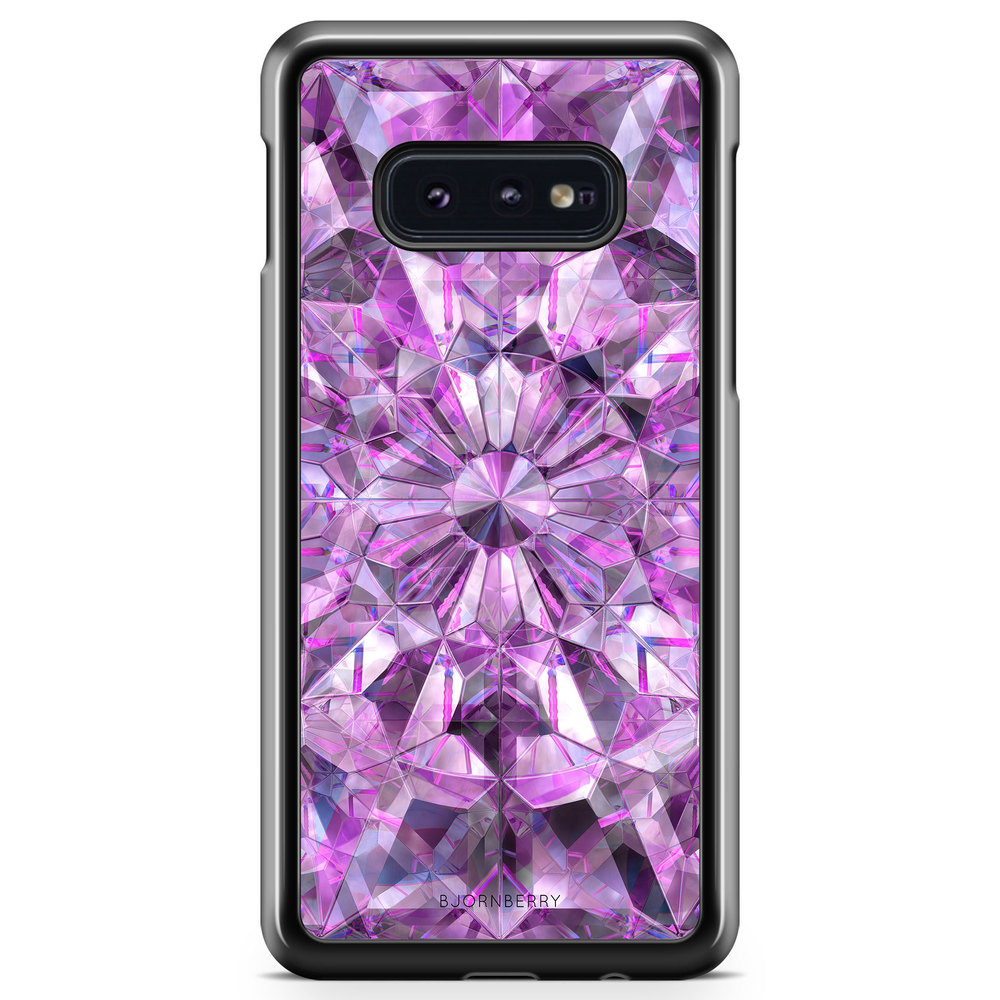 Samsung Galaxy S10e Case - Purple Crystals