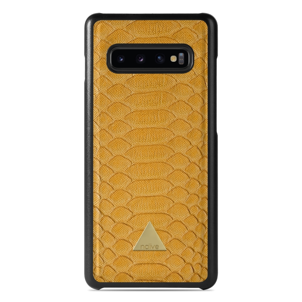 Naive Samsung Galaxy S10 Case - Yellow Snake