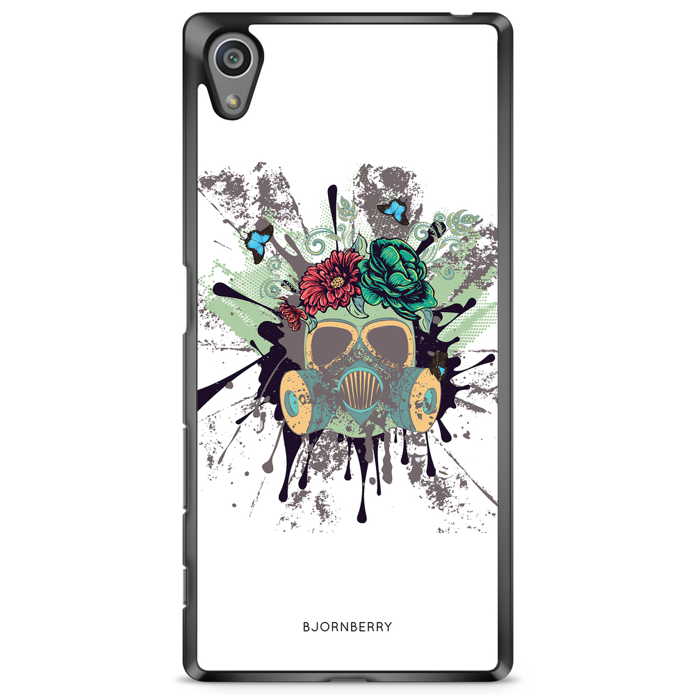 Sony Xperia Z5 Premium Case - Gas Mask Flowers