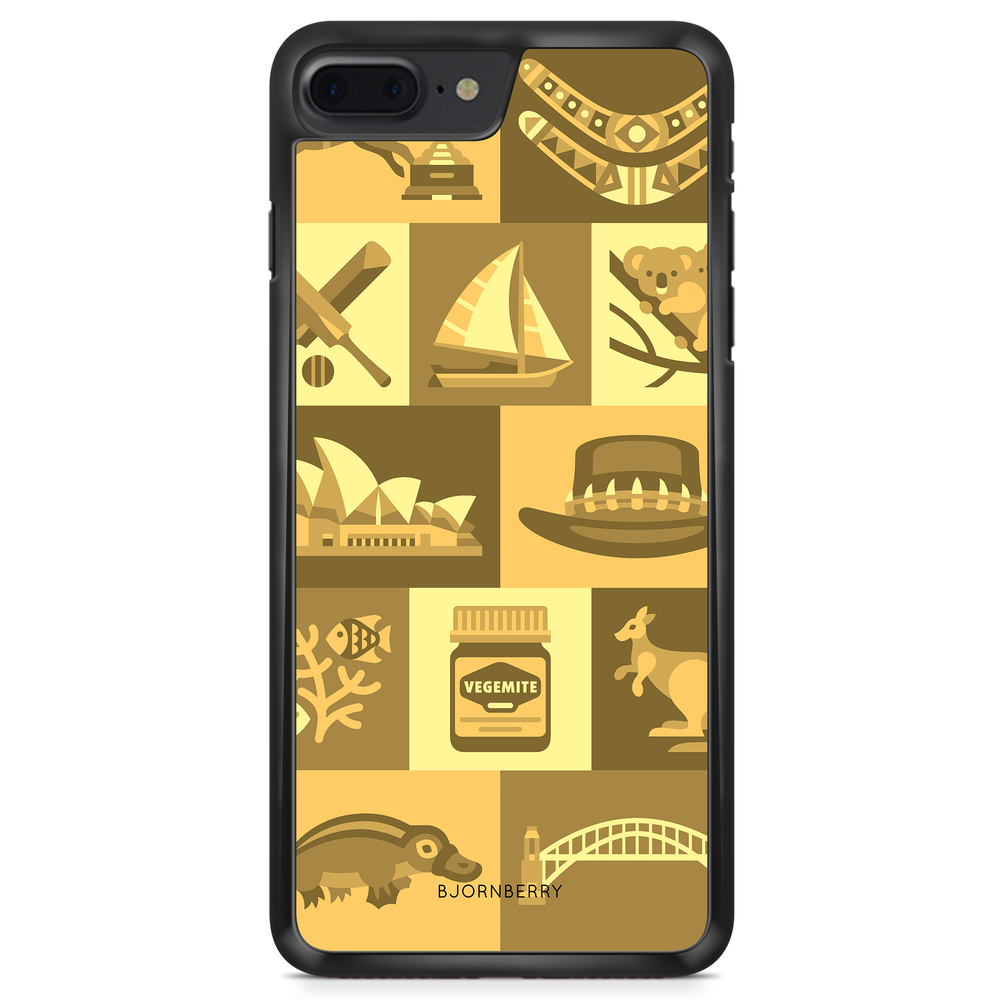 iPhone 8 Plus Case - Australian Pattern
