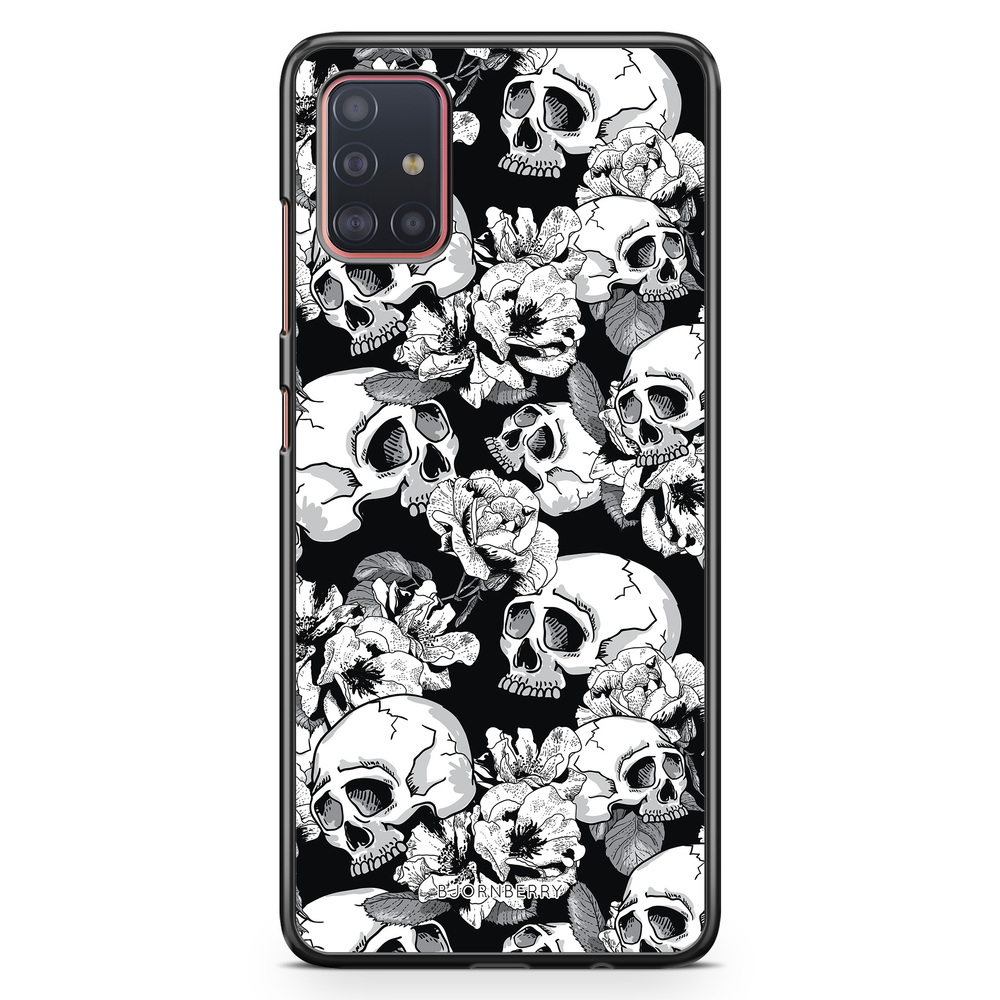 Samsung Galaxy A51 Case - Skull & Roses