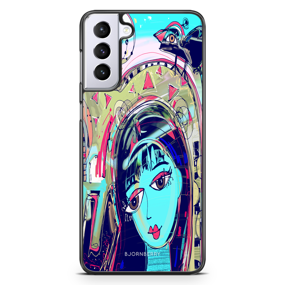 Samsung Galaxy S21 Plus Case - Abstract Cat