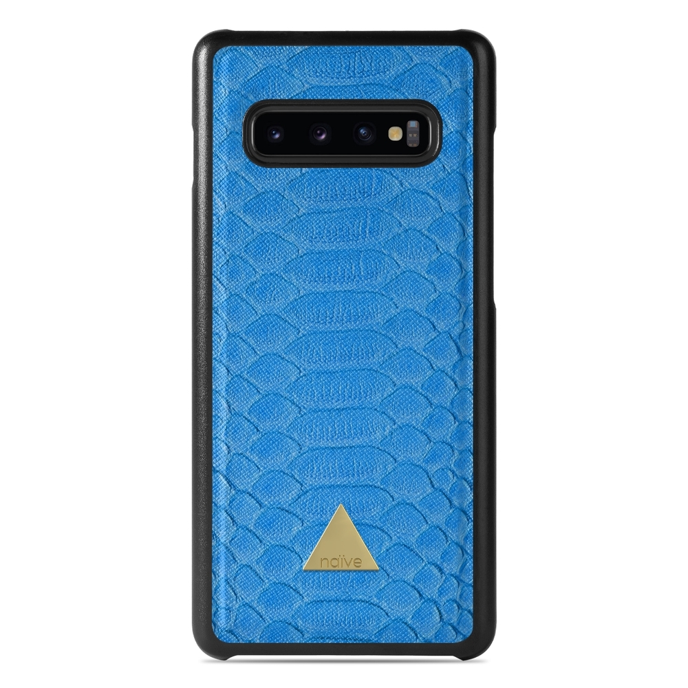 Naive Samsung Galaxy S10 Case - Indigo Snake