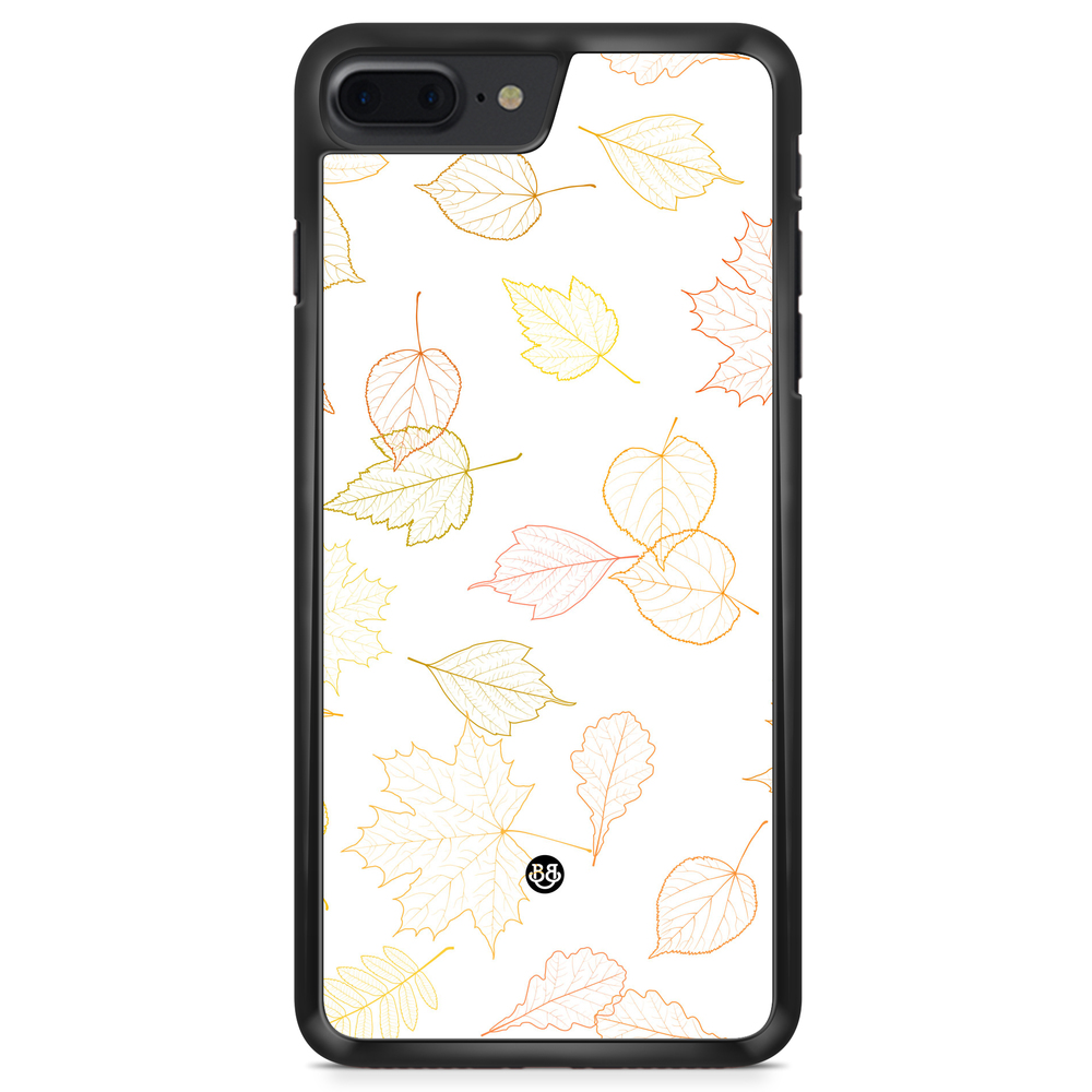 iPhone 8 Plus Case - White and Leaves