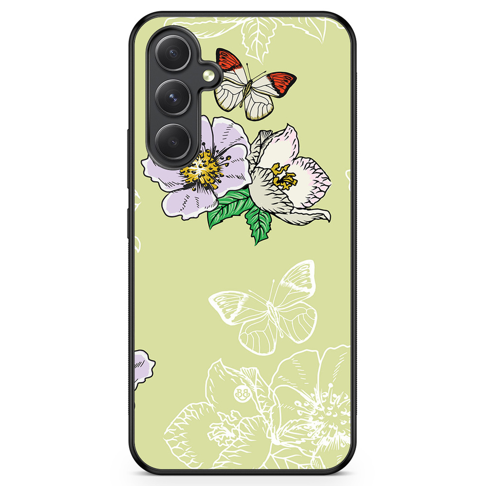 Samsung Galaxy A54 5G Case - Butterfly Flower