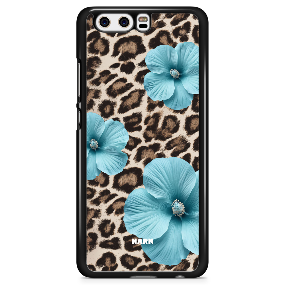 Huawei P10 Plus Case - Hibiscus Era - Turquoise Leopard
