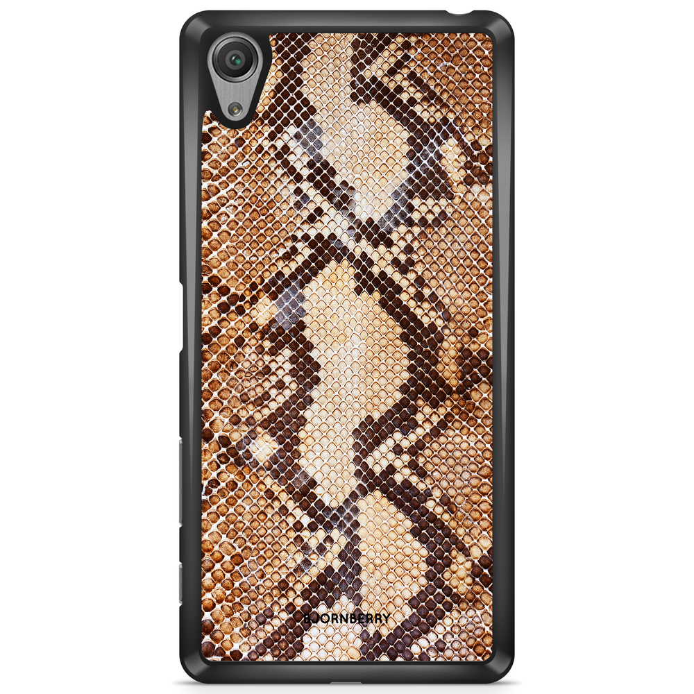 Sony Xperia XA Case - Snakeskin Brown