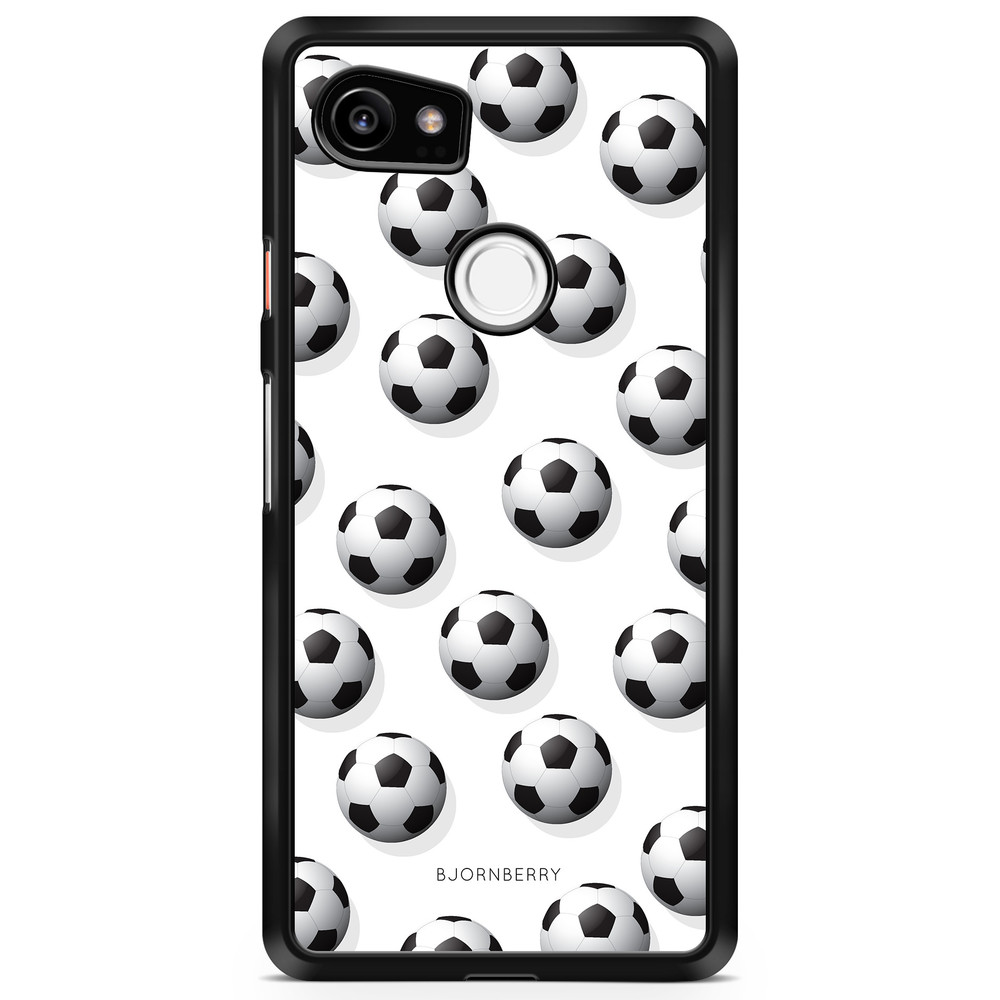 Google Pixel 2 XL Case - Footballs Pattern