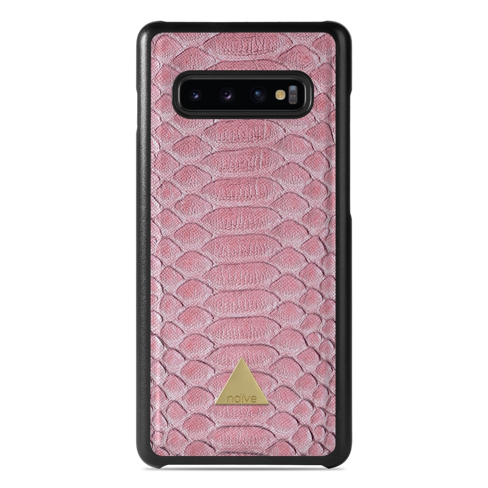 Naive Samsung Galaxy S10 Case - Salmon Snake