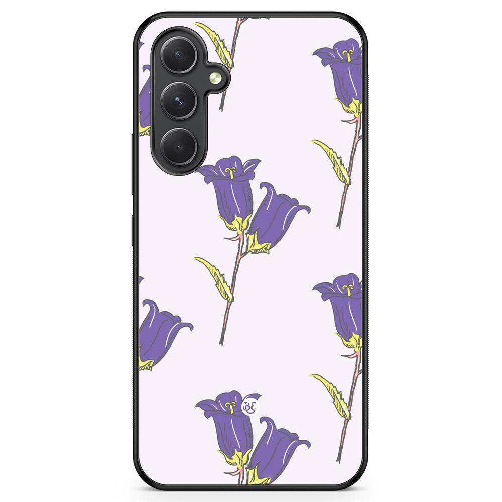 Samsung Galaxy A54 5G Case - Wild Purple Flowers