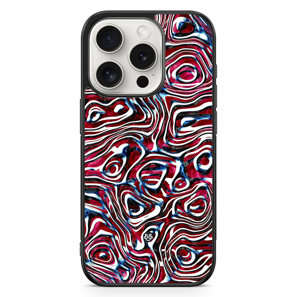 iPhone 15 Pro Case - Mineral Pattern