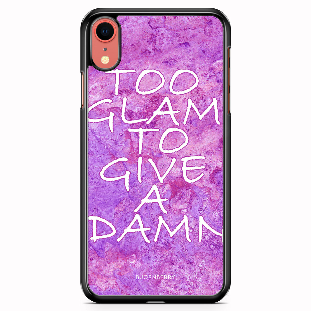 iPhone XR Case - Too glam to give 