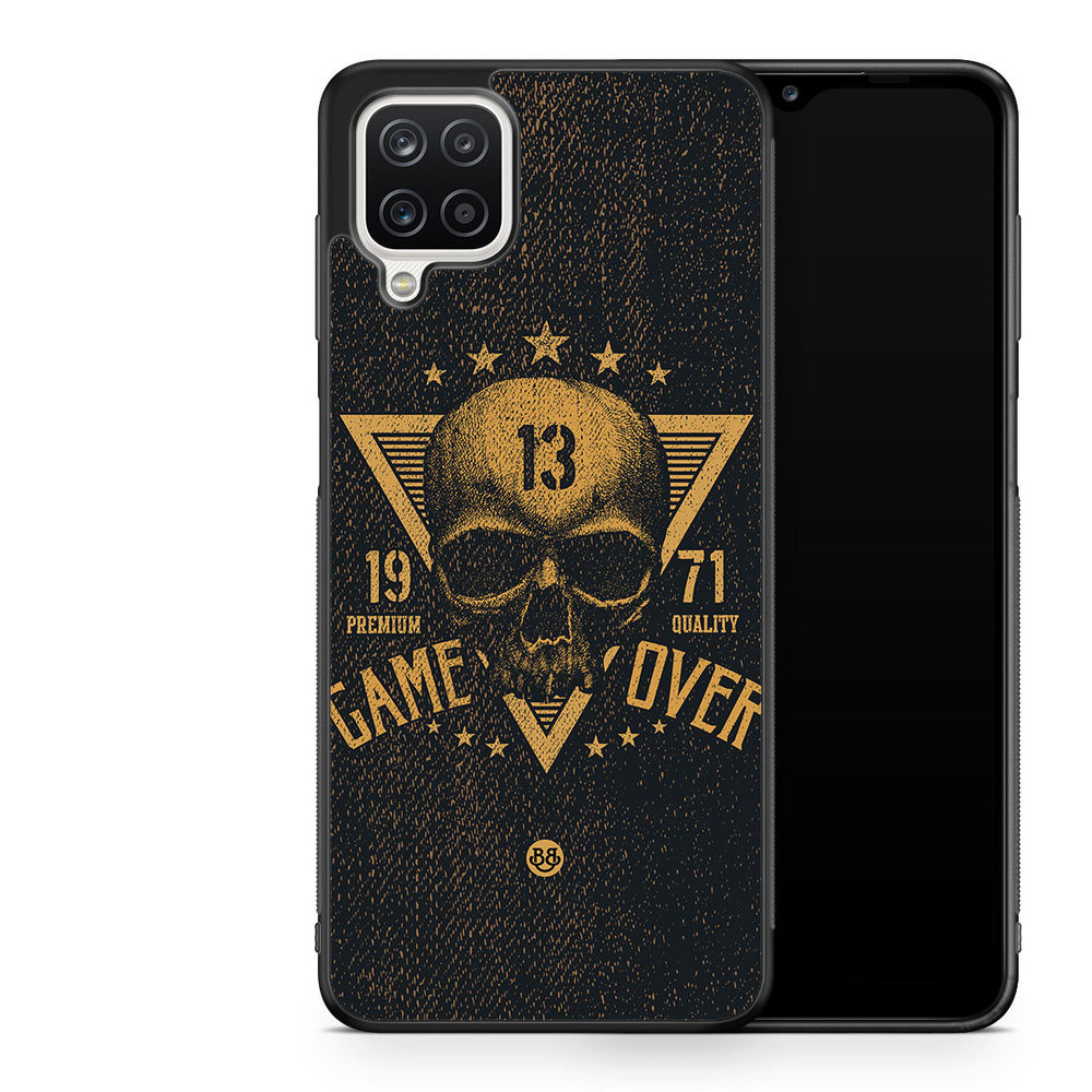 Samsung Galaxy A12 Case - Vintage Skull