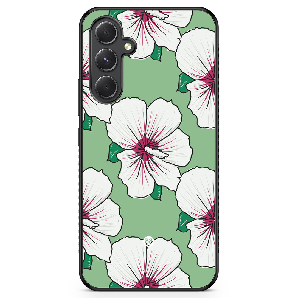 Samsung Galaxy A54 5G Case - Creamy White Flowers