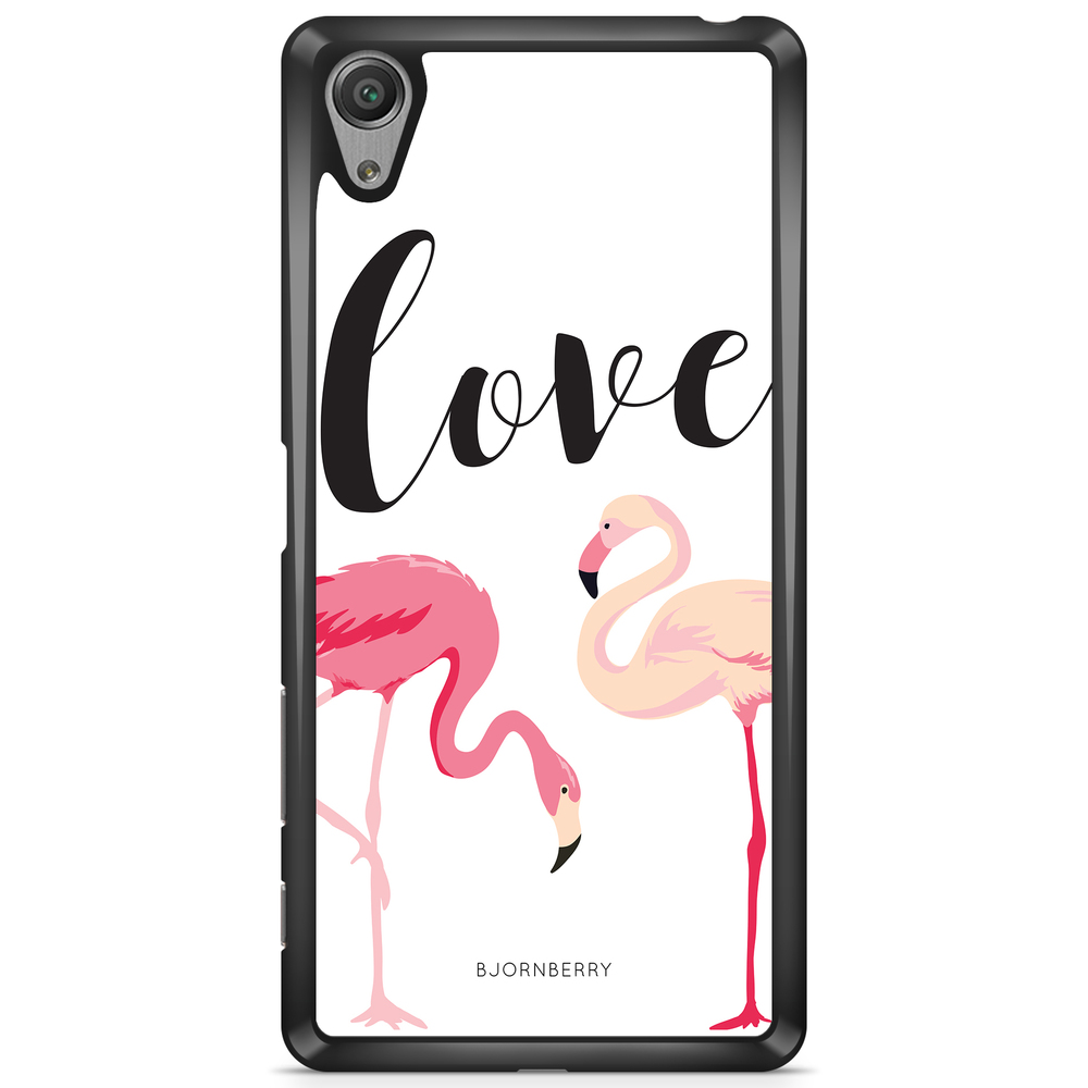 Sony Xperia L1 Case - Love Flamingo