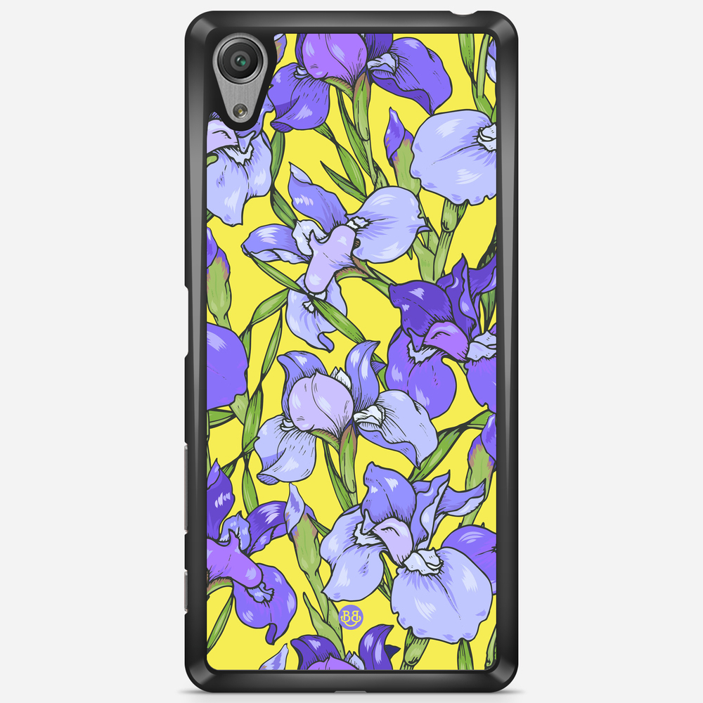 Sony Xperia X Performance Case - Iris Flowers