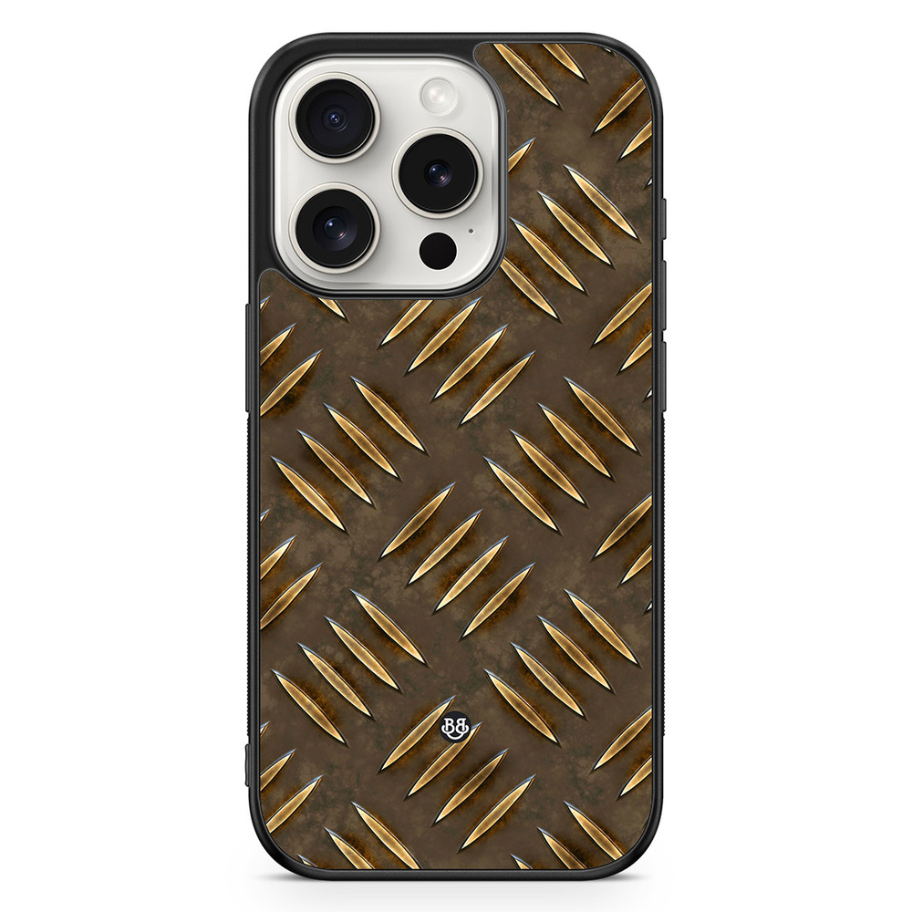 iPhone 15 Pro Case - Steel pattern