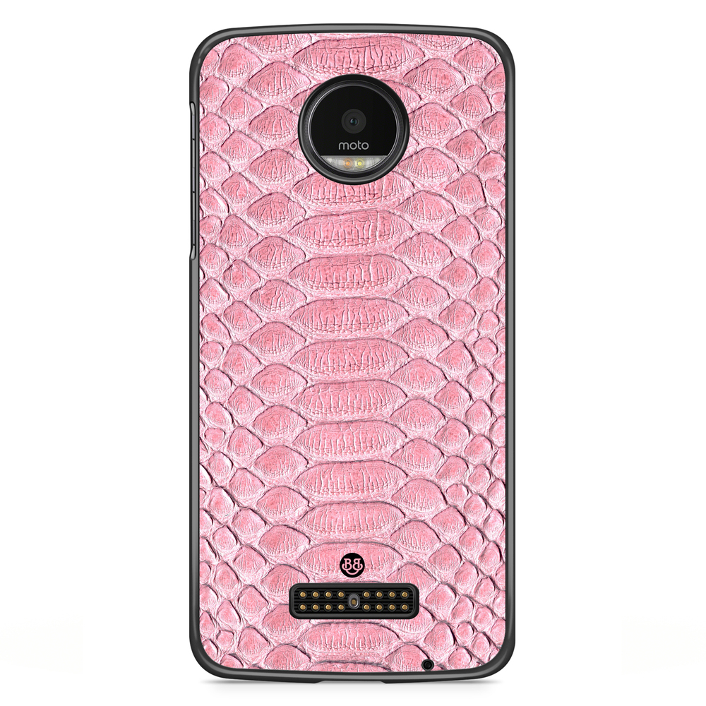 Moto Z2 Play Case - Salmon Snake