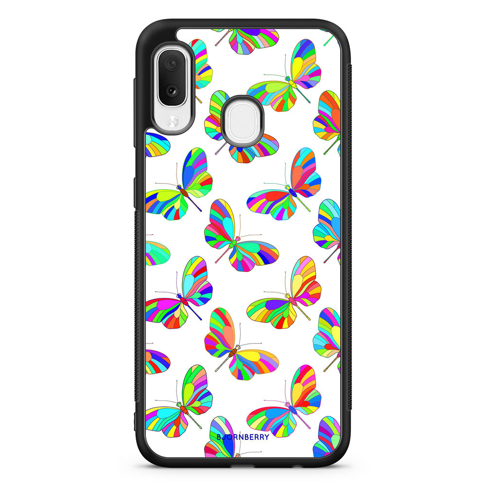 Samsung Galaxy A20e Case - Multi Butterflies
