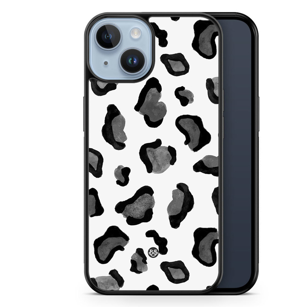 iPhone 14 Plus Case - Grey Leopard